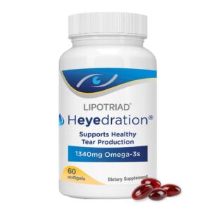 Frente del envase Lipotriad Heyedration Ojos omega-3