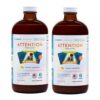 Version 1.0.0 LIQUIDHEALTH Attention botella de multivitamínico líquido para niños