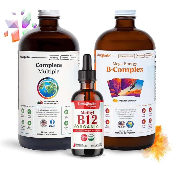 Frasco de vitaminas líquidos LIQUIDHEALTH