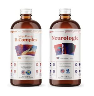 Liquid Health Mega Energy B-Complex botella frontal