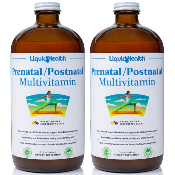 Version 1.0.0 LiquidHealth multivitamínico líquido prenatal postnatal 2 pack