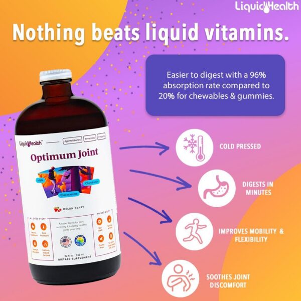 Etiqueta del LIQUIDHEALTH Optimum Joint