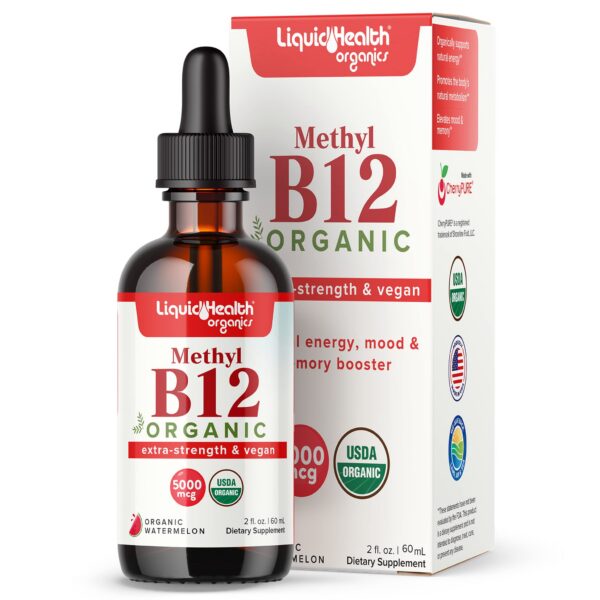 Etiqueta de LIQUIDHEALTH B12 5000mcg