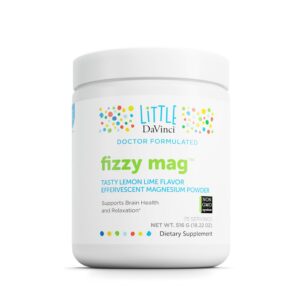 Frente del empaque de Little DaVinci Fizzy Mag