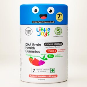 Botella Little Joys Omega-3 DHA Gummies para niños
