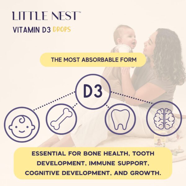 Gotero de dosificación para gotas de vitamina D3