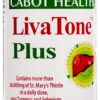 Version 1.0.0 LivaTone Plus con Cúrcuma Cabot Health en envase