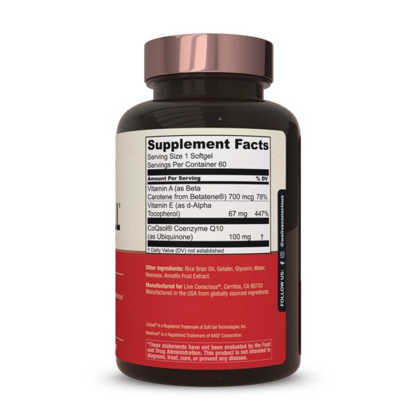 Version 1.0.0 Detalle de CoQsol patentado en etiqueta