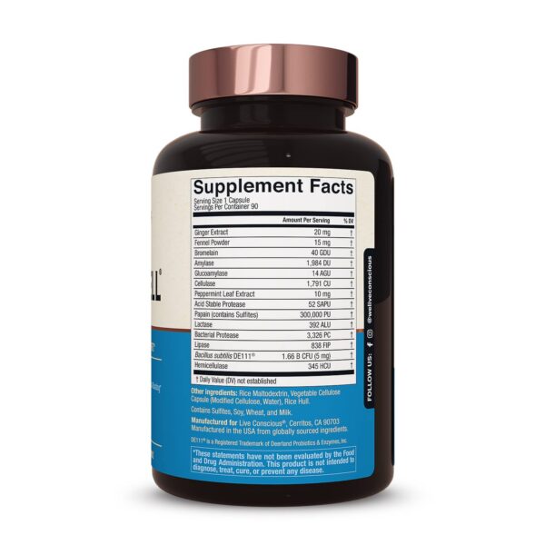 Detalle de la etiqueta de DigestWell