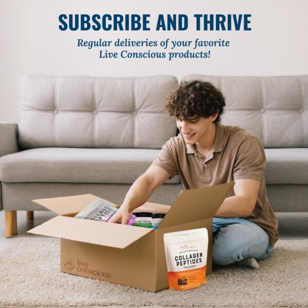 Suplemento vitamina B12 vegana Live Conscious frasco