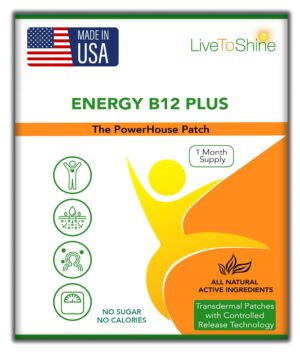 Frente del parche Live To Shine B12 Energy Plus