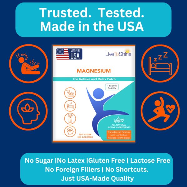 Etiqueta del parche de magnesio