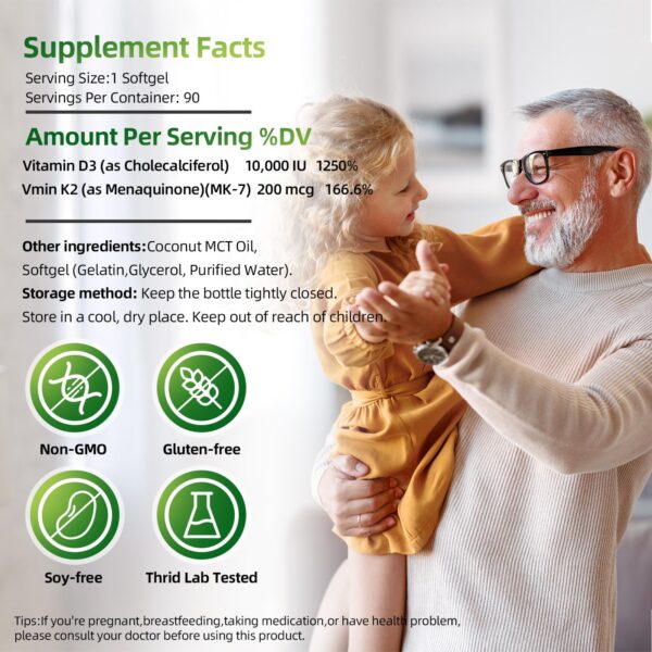 Etiqueta LIVEGIS Vitamina D3/K2