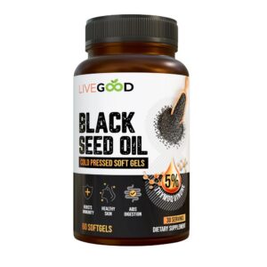 Version 1.0.0 Frasco de LiveGood Black Seed Oil