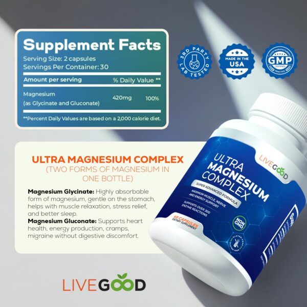 Empaque frontal LIVEGOOD Magnesium Complex