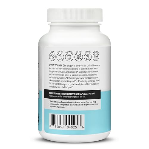 Version 1.0.0 Detalle de ingredientes Chill Pill