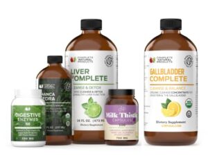 Etiqueta frontal de Liver Complete Bundle y Gallbladder Complete