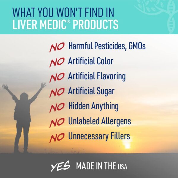 Version 1.0.0 Cápsulas vegetarianas de Liver Medic para candidiasis y digestión