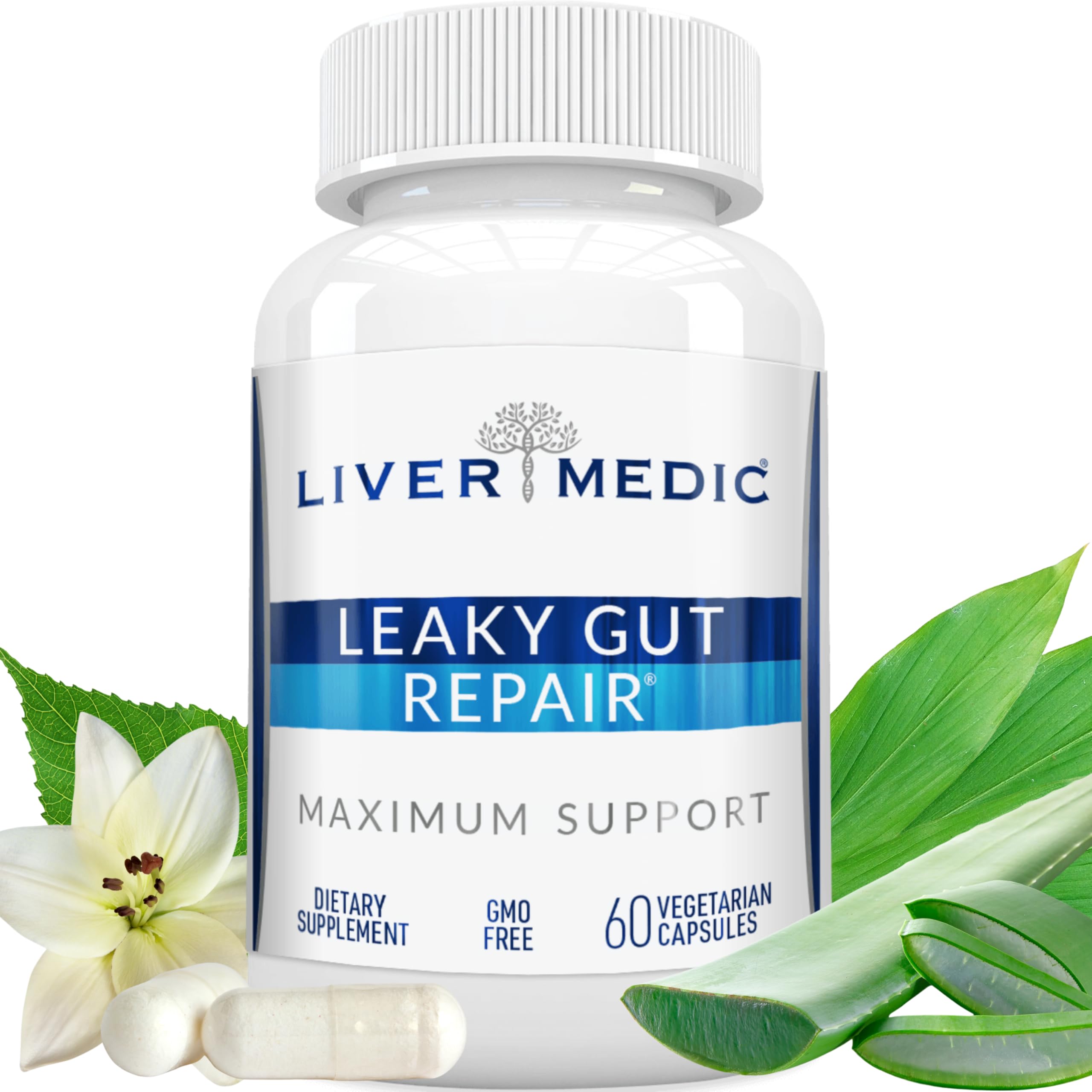 Liver Medic Leaky Gut Repair Glutamine, 1000 mg