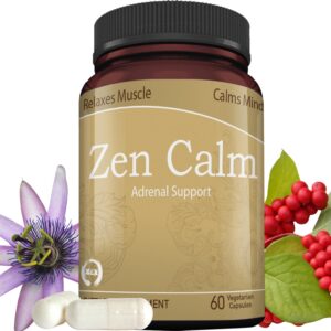 Zen Calm 60 cápsulas vegetales frasco con etiqueta