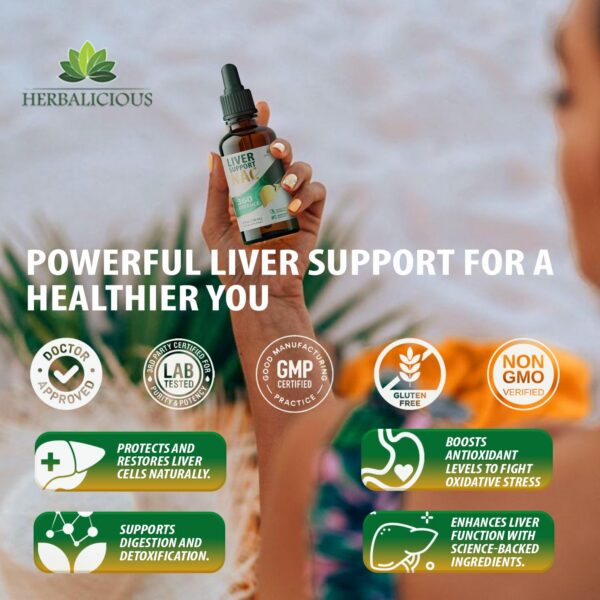 Liver Support NAC gotas para apoyo detox y reparación hepática