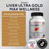 Liver Ultra Gold fórmula avanzada con remolacha y alcachofa para desintoxicación