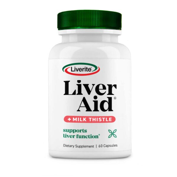 LIVERITE Liver Aid cápsulas con cardo mariano para hígado