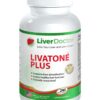 Livatone Plus cápsulas detox hígado con cardo mariano 240 cápsulas