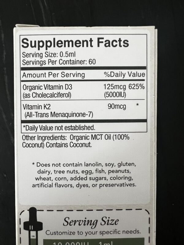 Version 1.0.0 Live Wise Naturals vitamina vegana para absorción de nutrientes.