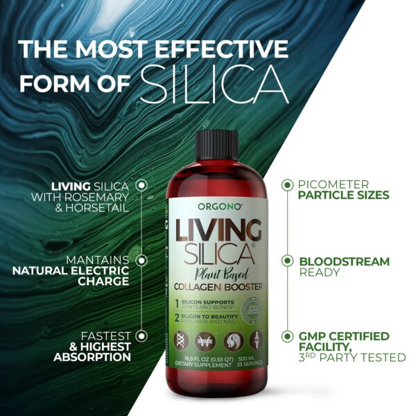 Living Silica botella 500 ml para colágeno y piel