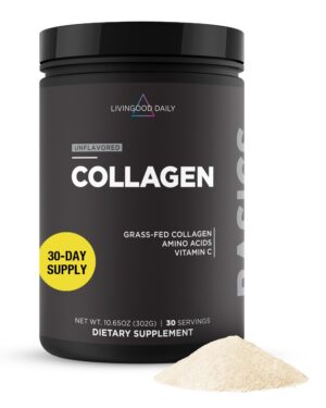 Frasco de Livingood Daily colágeno en polvo sin sabor