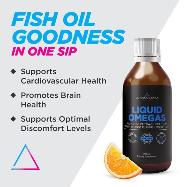 Dosis de Omega-3 líquido