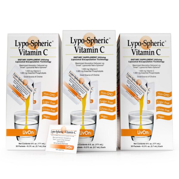 LivOn laboratorio vitamina c liposomal 90 paquetes