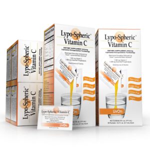 Frasco de Vitamina C Liposomal LivOn frente