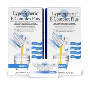 LivOn Lypo-Spheric B Complex Plus front label