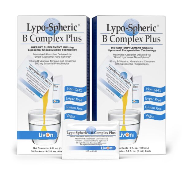 LivOn Lypo-Spheric B Complex Plus front label