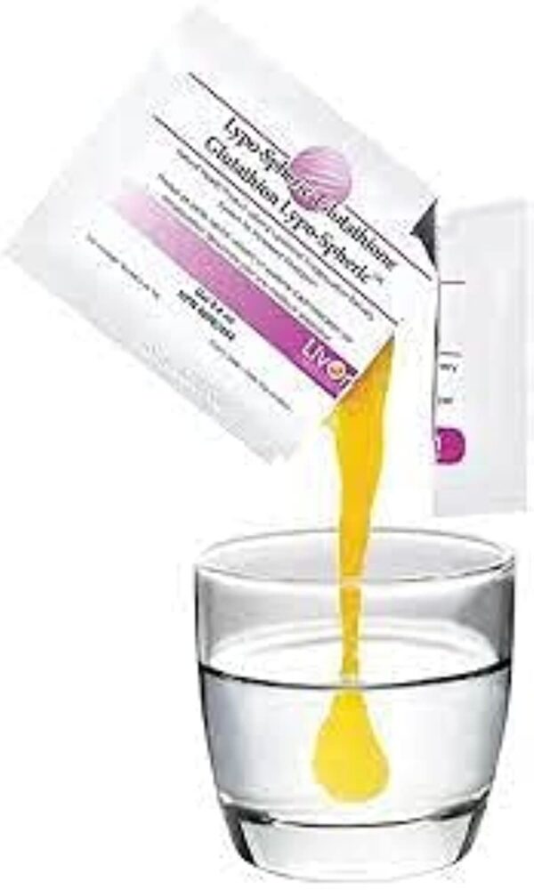 Etiqueta frontal del envase de Glutathione