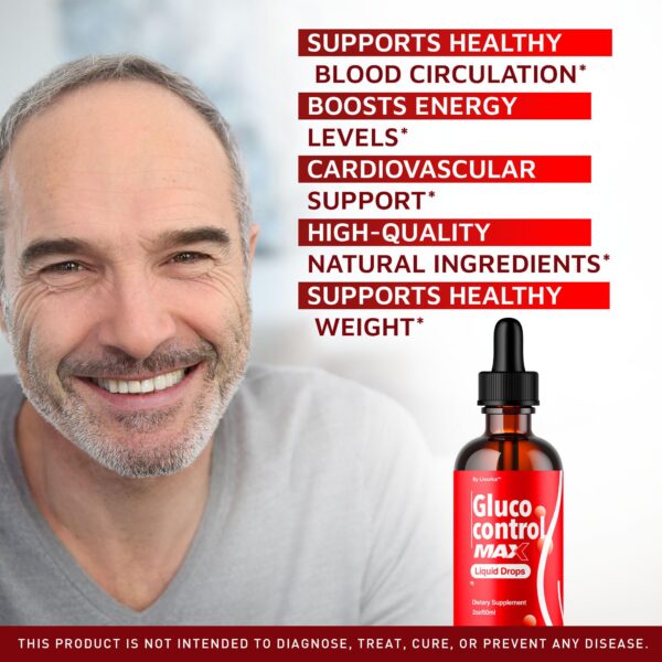 LIVORKA GlucoControl Max envase gotas para azúcar en sangre