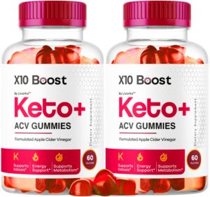 LIVORKA gomitas X10 Boost Keto ACV fórmula avanzada natural