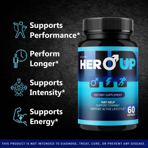 Etiqueta de Hero Up Capsules