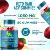 LIVORKA Keto Rain Gummies etiqueta detallada