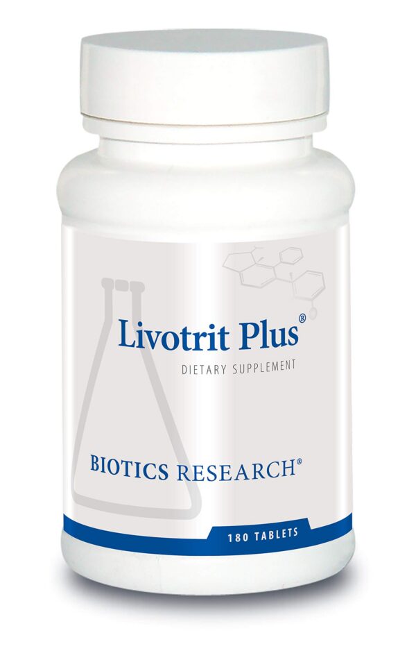 Version 1.0.0 Livotrit Plus Biotics Research 180 Tabletas para Hígado