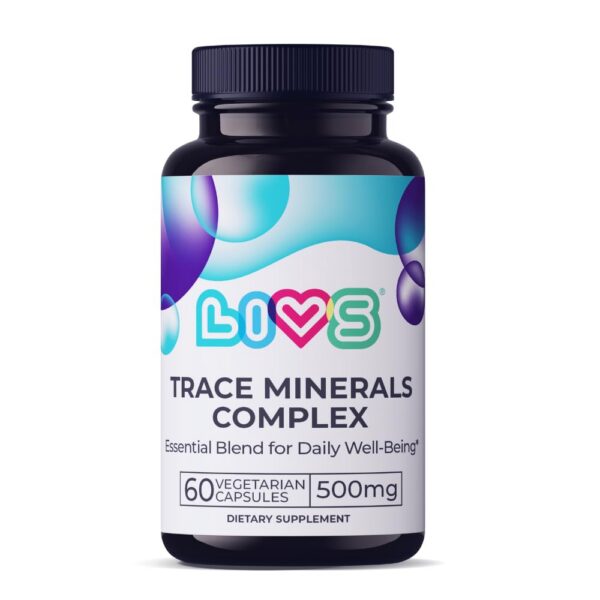 Version 1.0.0 LIVS Mineral Complex frasco y etiqueta