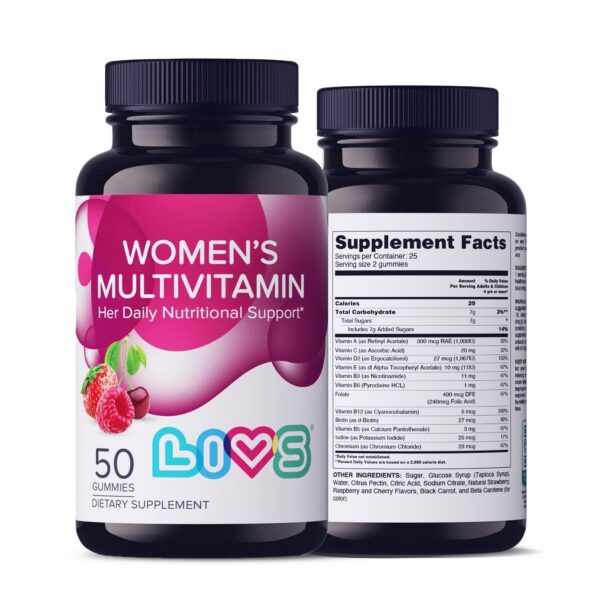 Version 1.0.0 LIVS multivitaminas en gomitas para mujer