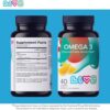 Envase de LIVS Omega 3 gummies