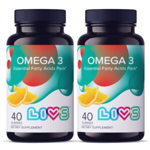 Gomitas Omega 3 LIVS de color natural