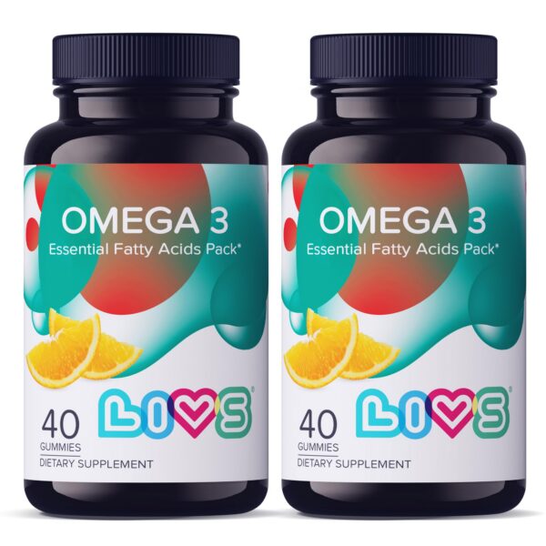 Gomitas Omega 3 LIVS de color natural