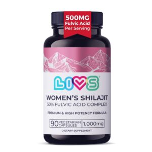 LIVS Shilajit Capsules Bottle