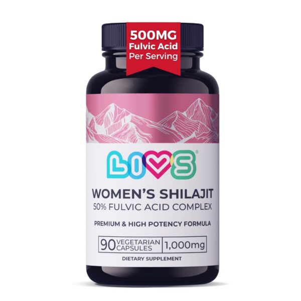 LIVS Shilajit Capsules Bottle