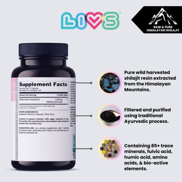 LIVS Shilajit Packaging